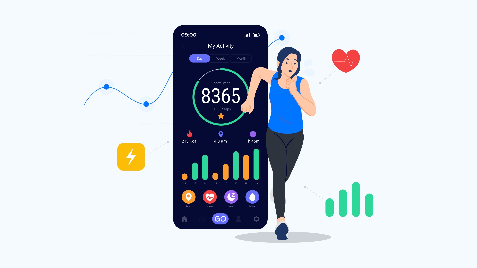 مشروع تطبيق اللياقة